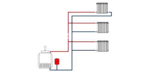 Двухтрубная система отопления с верхней разводкой. Двухтрубная система водяного отопления с верхней разводкой 01 Двухтрубная система отопления с верхней разводкой. Двухтрубная система водяного отопления с верхней разводкой 01