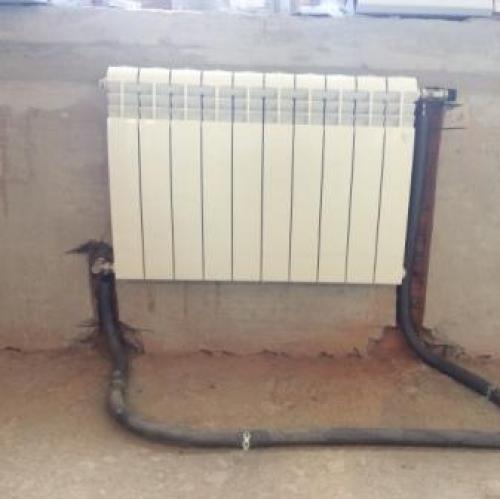 Подключение радиаторов отопления из стены. Боковое подключение радиаторов REHAU из стены