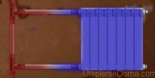 Подключение радиаторов при двухтрубной системе. Выводы и полезное видео по теме 04 Подключение радиаторов при двухтрубной системе. Выводы и полезное видео по теме 04