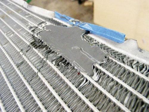 Как отремонтировать алюминиевый радиатор автомобиля. Выбор методов ремонта и клея