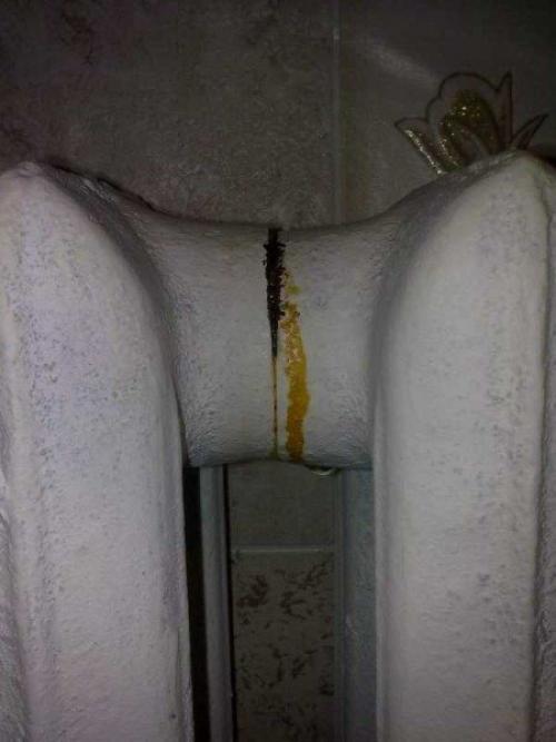 Резьба на чугунной батарее. Разборка чугунных радиаторов