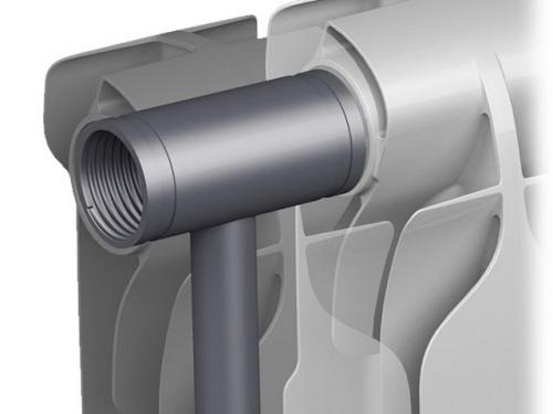 Размер секции биметаллического радиатора. 11