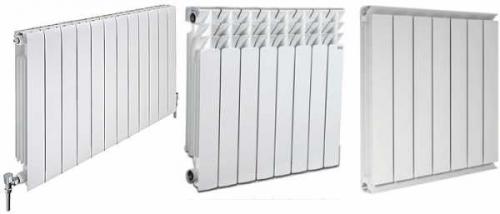 Виды алюминиевых радиаторов