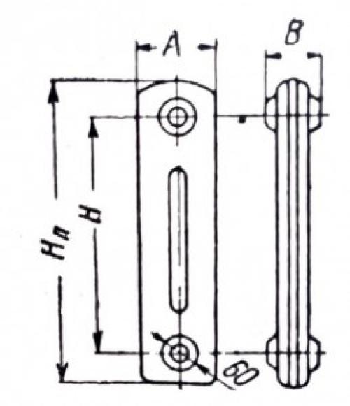 Вес одной секции чугунной батареи мс-90. Радиаторы отопительные чугунные ГОСТ 8690. Вес секции чугунного радиатора М-140, М-140 АО, РД-90, РД-26. Размеры и технические характеристики.