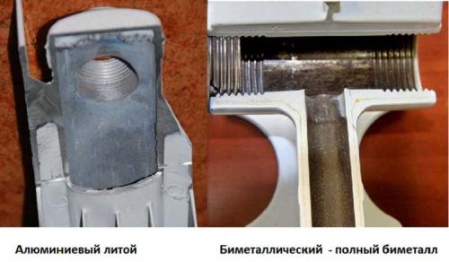 Что дороже биметалл или алюминий. Алюминиевые или биметаллические